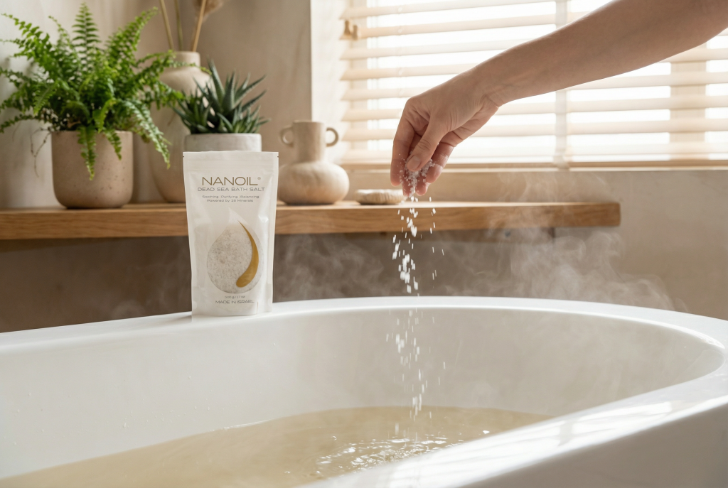 sól do kąpieli z morza martwego nanoil